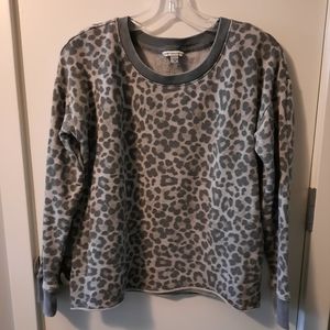 Leopard print sweatshirt